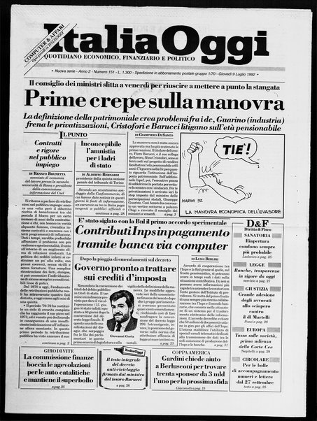 Italia oggi : quotidiano di economia finanza e politica